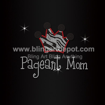 Pageant Mom Rhinestone Iron On Transfers Pageant Mom Rhinestone Iron On Transfers